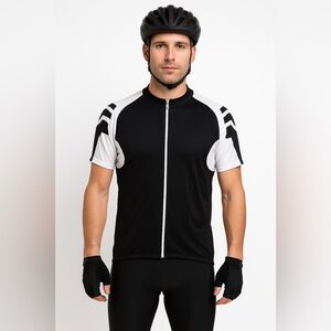 ASSOS Men’s Short Sleeve Cycling Jersey Black White